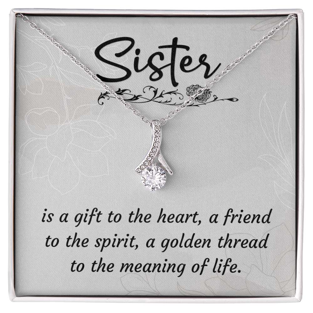 A sister is a gift Alluring - 925 Sterling Silver Necklace Rakva