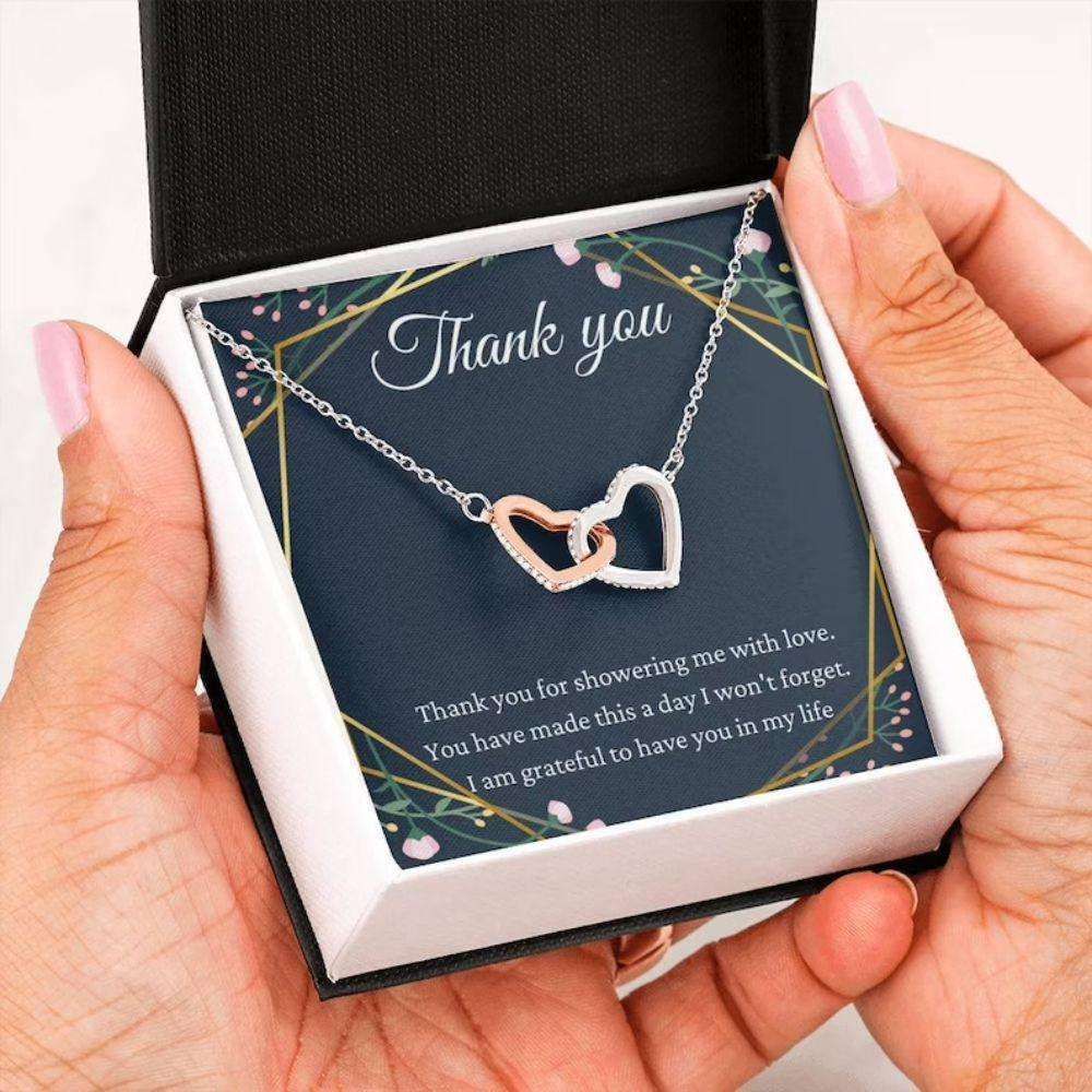 Baby Boy Shower Hostess Necklace Thank You Gift, Baby Girl Shower