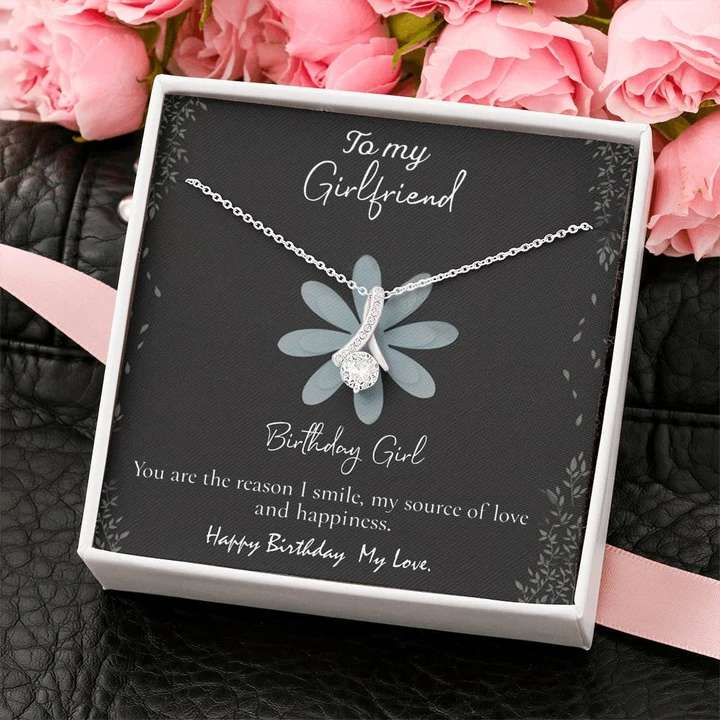 Best Unique Birthday Gift For Girlfriend - Pure Silver Pendant & Message Card | Combo Gift Box Gifts For Friend Rakva