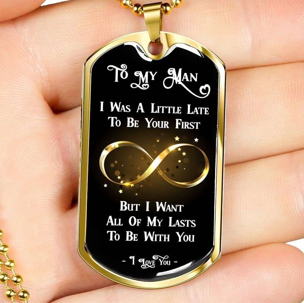 Dad Dog Tag Custom Picture Father’S Day, Be With You All Of My Lasts Dog Tag Necklace Gift For Him Father's Day Rakva