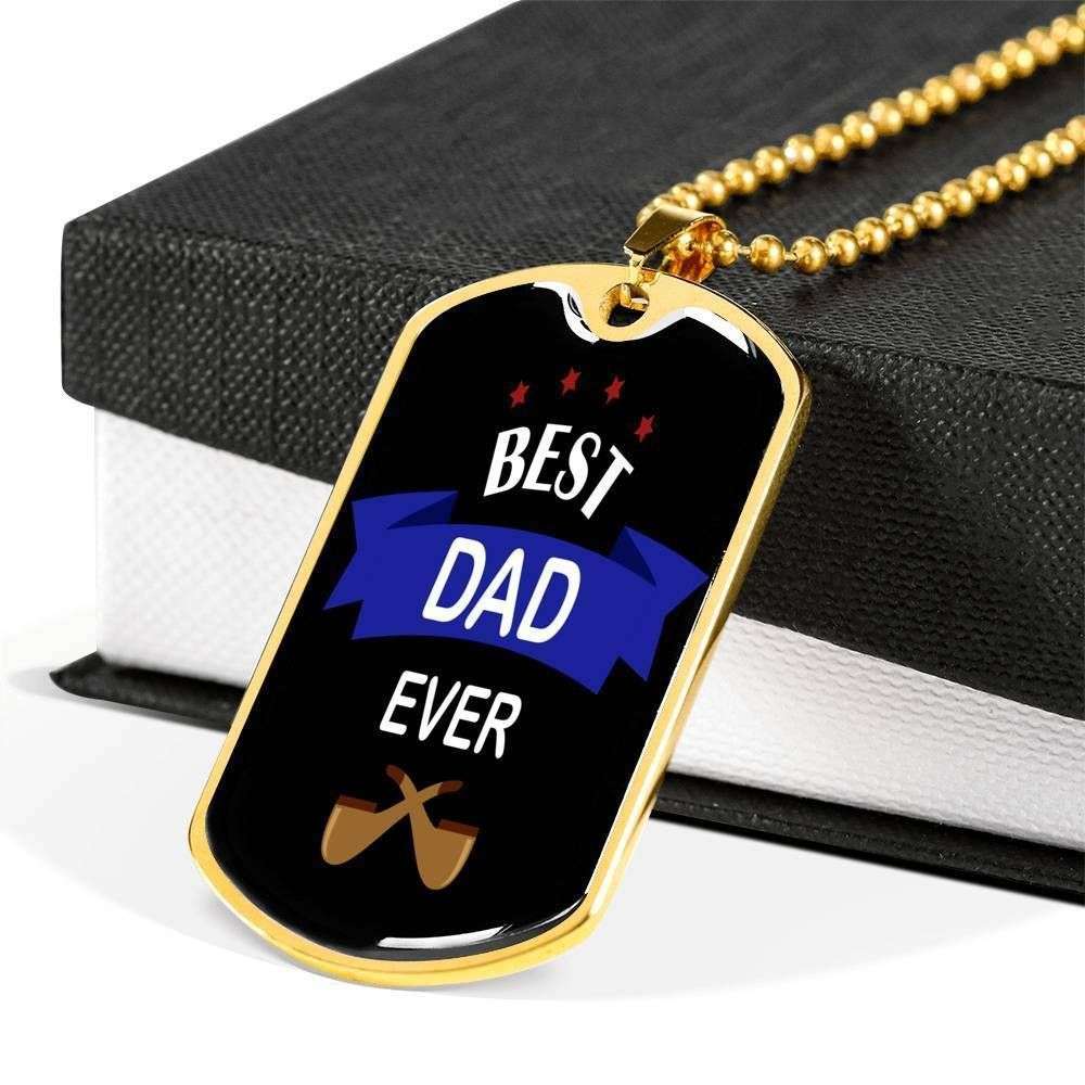 Dad Dog Tag Custom Picture Father’S Day, Best Dad Ever Father’S Day Gift For Dad Necklace Father's Day Rakva