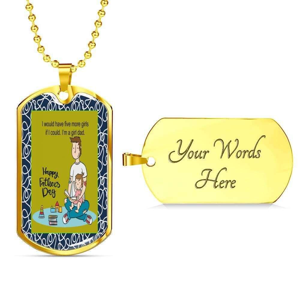 Dad Dog Tag, Custom Picture Father’S Day Gift A Father Is Best Teacher Dog Tag Military Chain Necklace Gift For Dad Dog Tag Father's Day Rakva