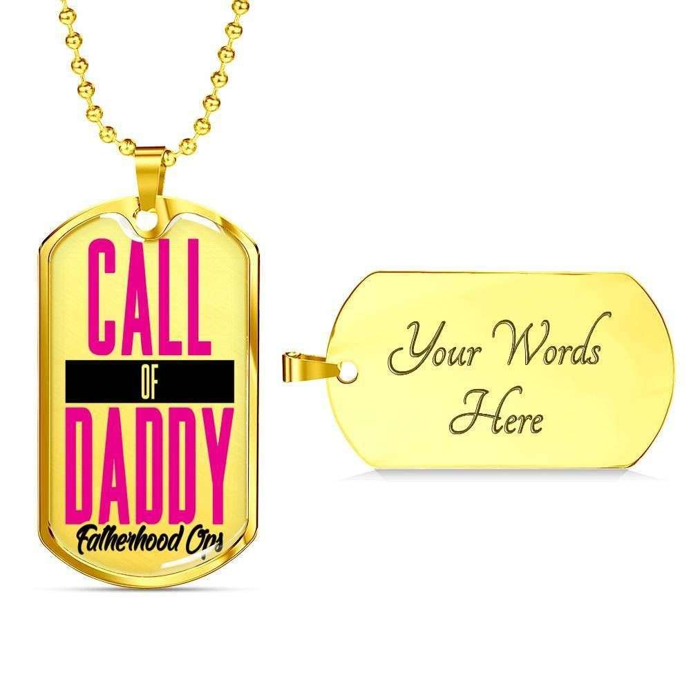 Dad Dog Tag, Custom Picture Father’S Day Gift Call Of Daddy Fatherhood Ofs Dog Tag Military Chain Necklace Giving Dad Dog Tag Father's Day Rakva