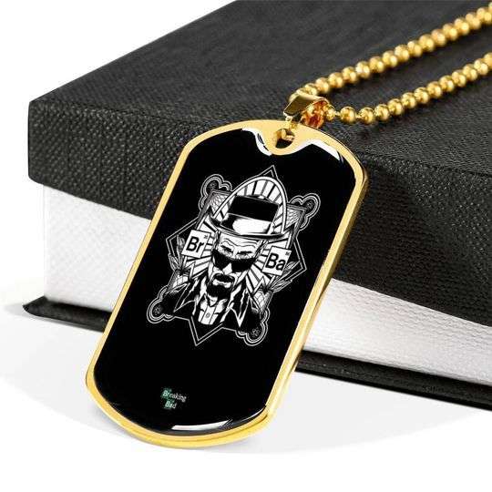 Dad Dog Tag Custom Picture Father’S Day, Gift For Dad Breaking Bad Dog Tag Necklace Father's Day Rakva