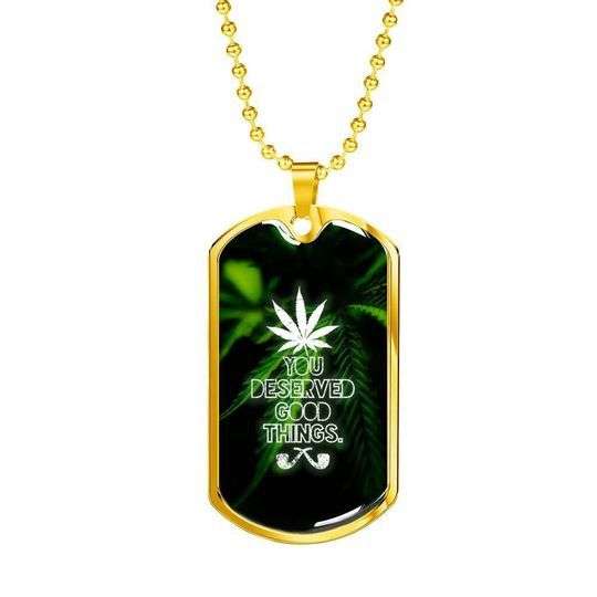 Dad Dog Tag Custom Picture Father’S Day, Gift For Dad You Deserved Good Things Dog Tag Necklace Father's Day Rakva