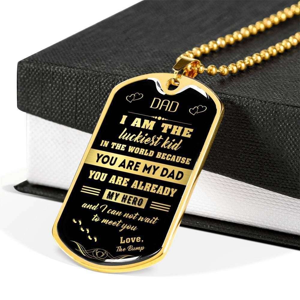 Dad Dog Tag Father’S Day Gift, You Are Already My Hero Dog Tag Military Chain Necklace Gift For Dad Dog Tag Father's Day Rakva