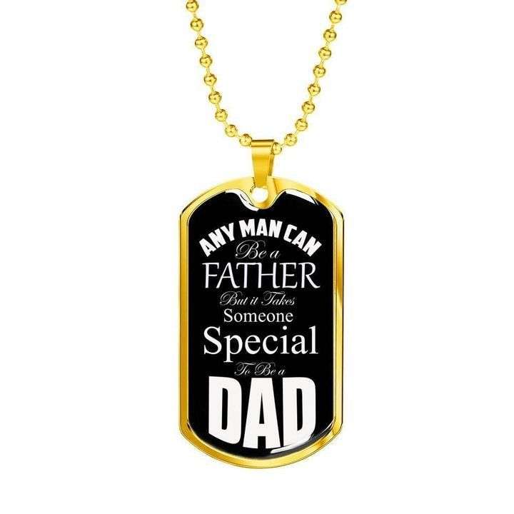 Dad Dog Tag Father’S Day, Someone Special To Be A Dad Dog Tag Necklace Gift For Dad Father's Day Rakva