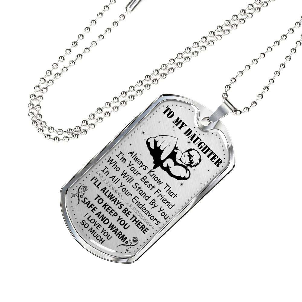 Daughter Dog Tag, Dog Tag For Daughter, Birthday Gift For Daughter Dog Tag-22 Dughter's Day Rakva