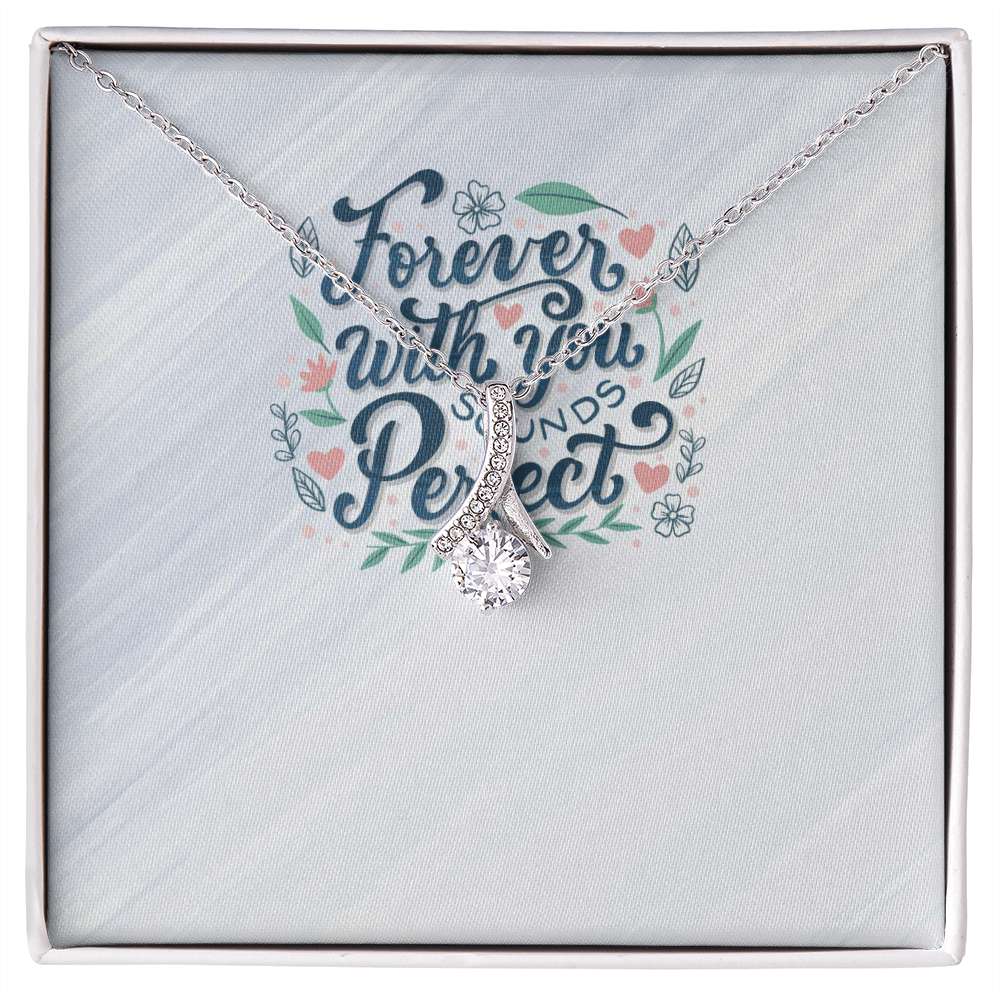 Forever with you Alluring - 925 Sterling Silver Necklace Rakva