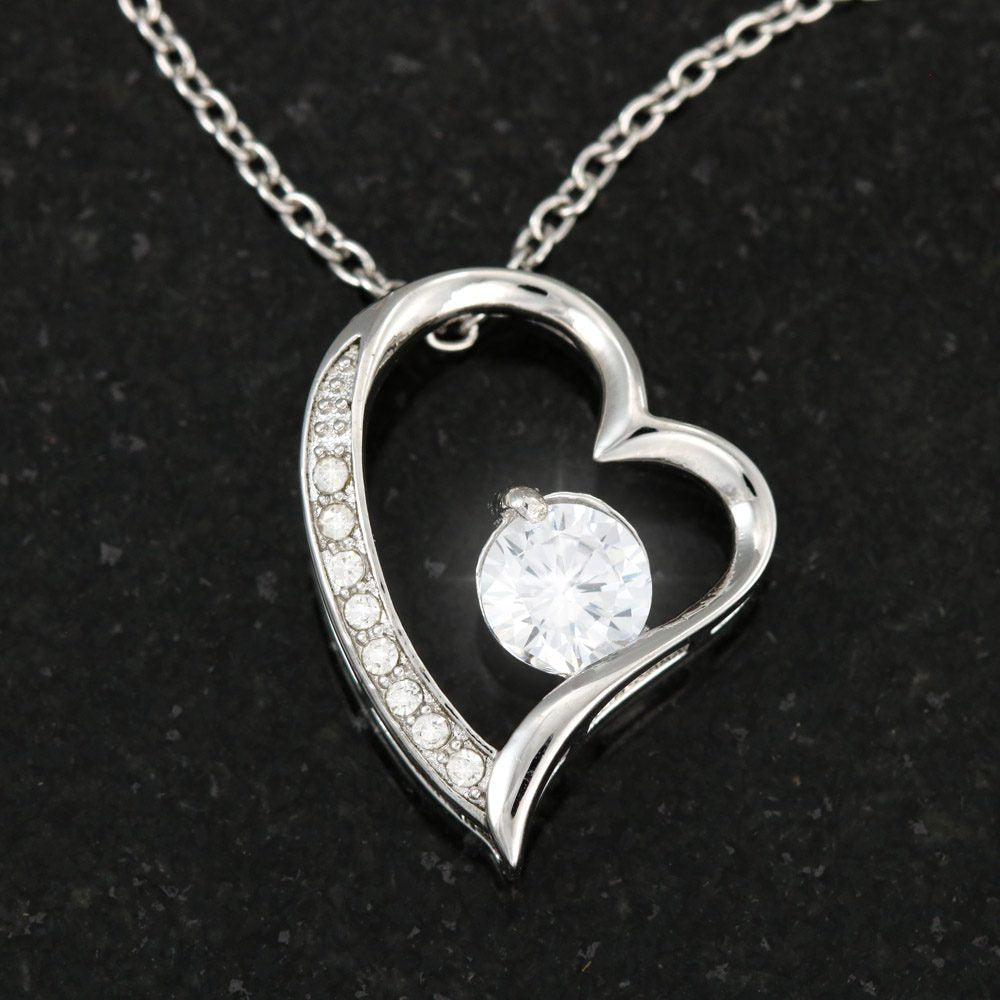 Unique 1st Anniversary Gift for Wife - Pure Silver Pendant With Message Card