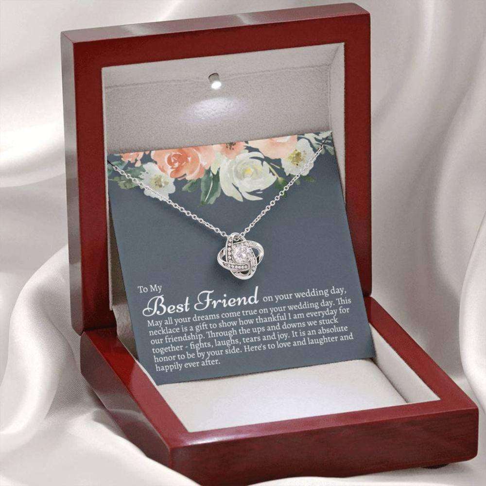 Friend Necklace, To My Best Friend On Her Wedding Day, Bride Gift From Maid Of Honor, Best Friend Gift To Bride Necklace, Wedding Gift Friendship Day Rakva