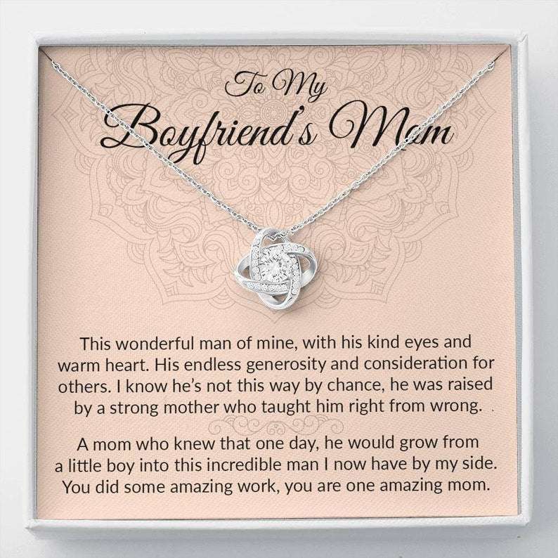 Future Mother-In-Law Necklace, Gift For Boyfriend'S Mom