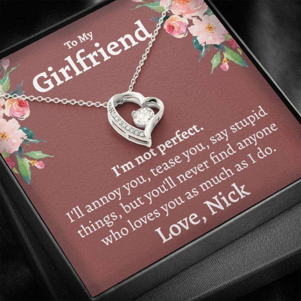 Romantic Gift Ideas My Girlfriend Gift Girlfriend Necklace, Love