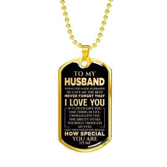 Husband Dog Tag Custom Picture, How Special You Are To Me Dog Tag Necklace For Husband Gifts For Husband Rakva