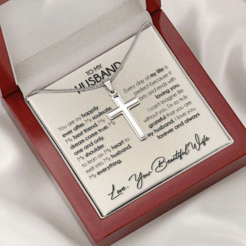 Husband Necklace, To My Husband Necklace Gifts, Anniversary Gift For Husband From Wife, Wedding Gift Gifts For Husband Rakva