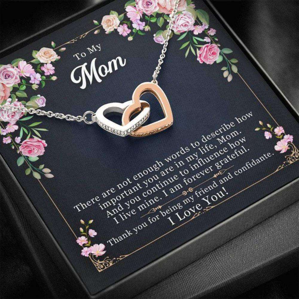 Mom Necklace, To my mom necklace mother's day gift, thank you mom gift Mom Necklace, To my mom necklace mother's day gift, thank you mom gift