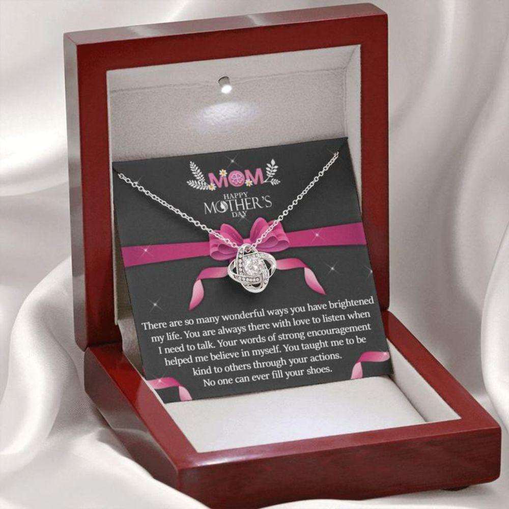 Mom Necklace, Mother’S Day Necklace “ Gift To Mom “ Wonderful Ways “ Gift Necklace Message Card Gifts for Mother (Mom) Rakva