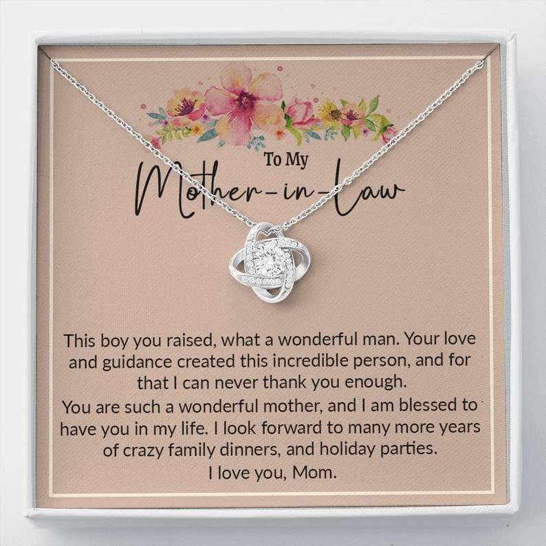 Mother-In-Law Necklace, Mother-In-Law Gift , Mother-In-Law
