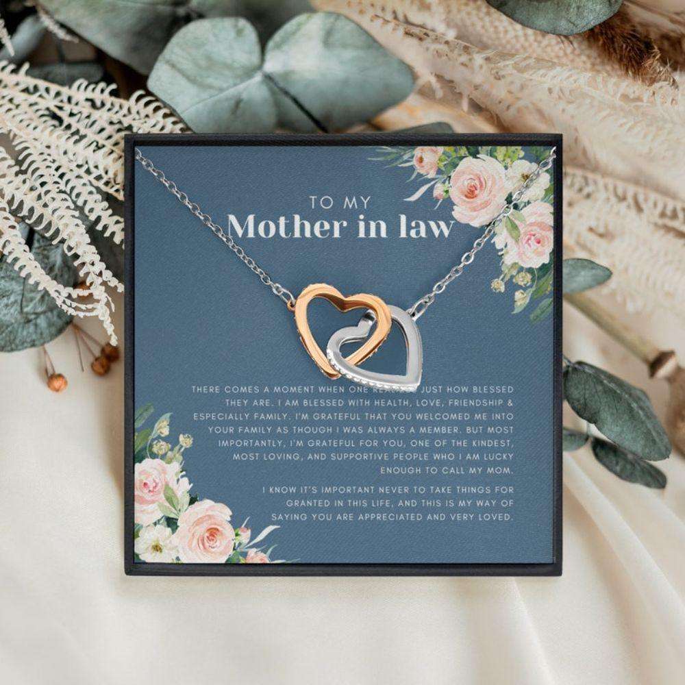 Mother-In-Law Necklace, Mother In Law Gift: Mother Of Groom Gift