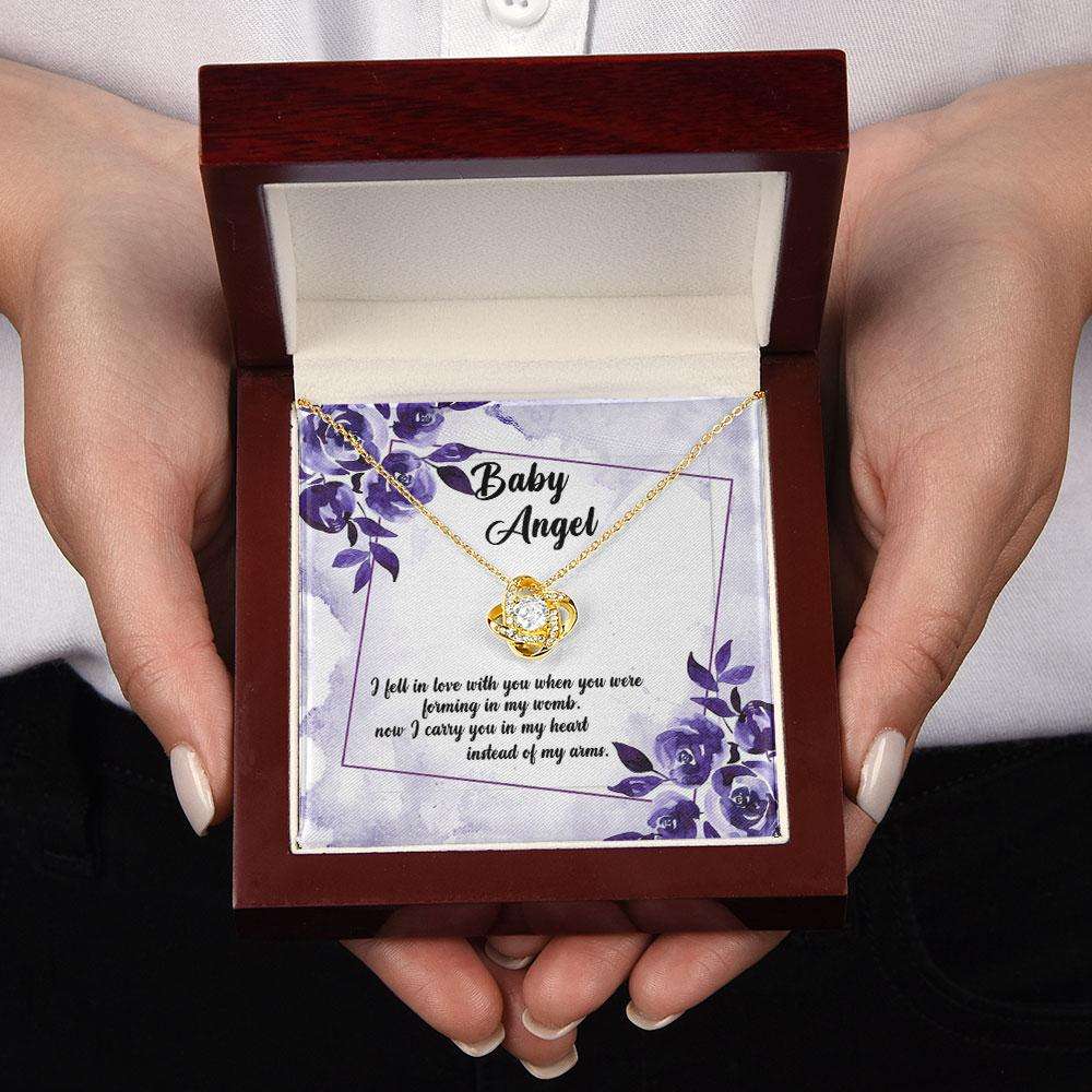 Mother Of Baby Angel Necklace, Presents For Mom Gifts, Heaven Miscarriage Stillborn Loss Sympathy Memorial Gift, Necklace Gifts Rakva