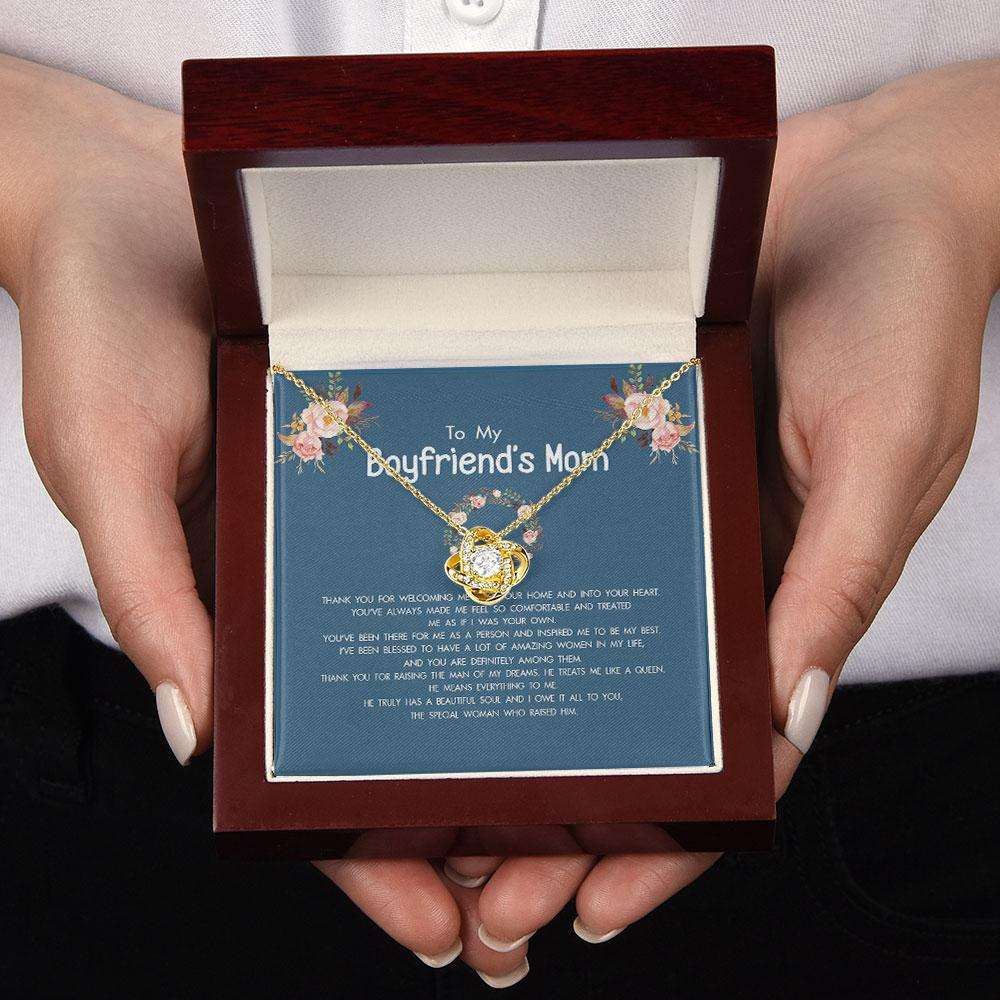 Mother Of The Groom Necklace, Gift To My Boyfriend’S Mom Necklace With Message Card Box Gift Custom Necklace Rakva