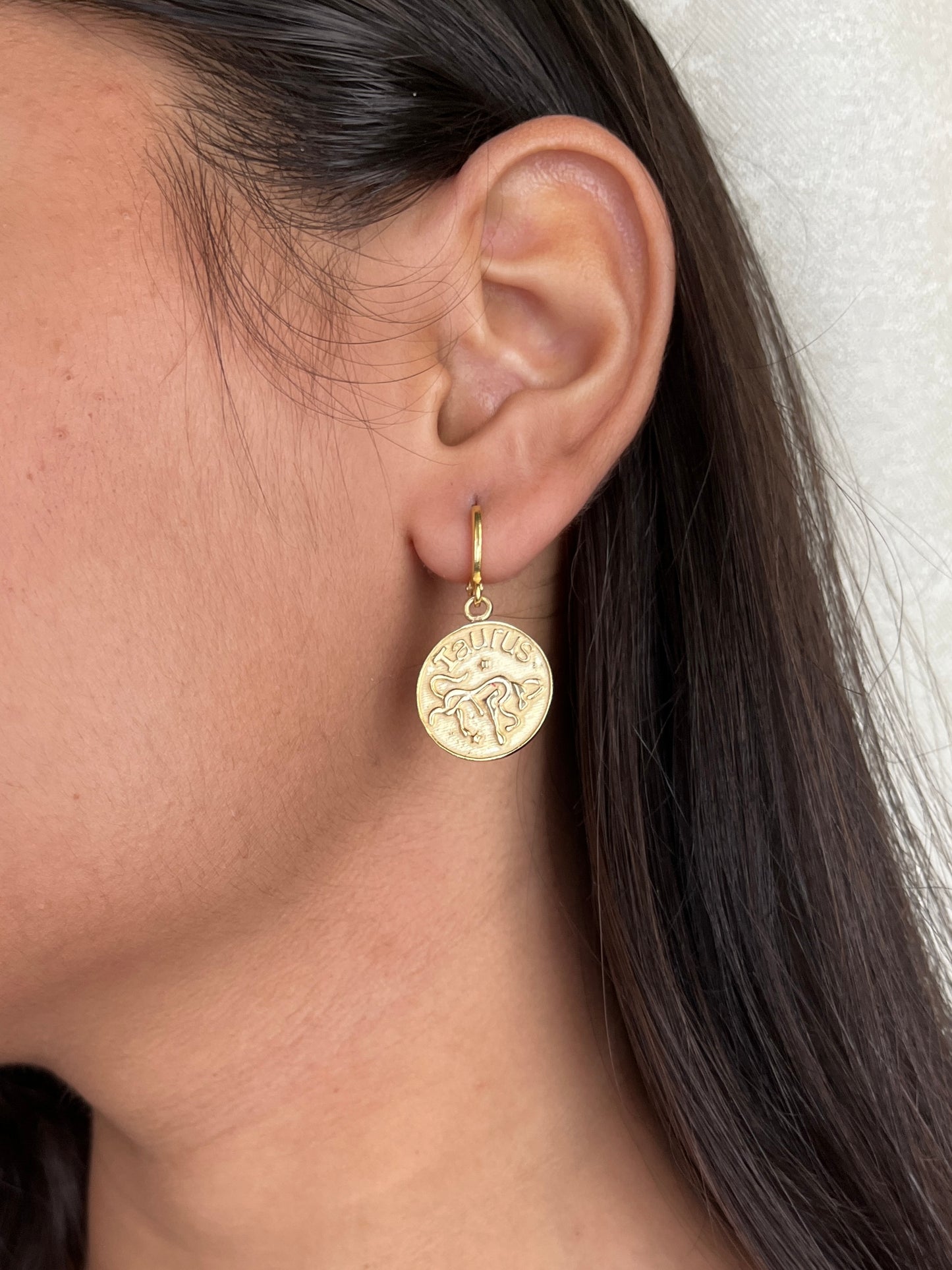 Taurus 925 Sterling Silver Earrings – Timeless Zodiac Charm | Rakva