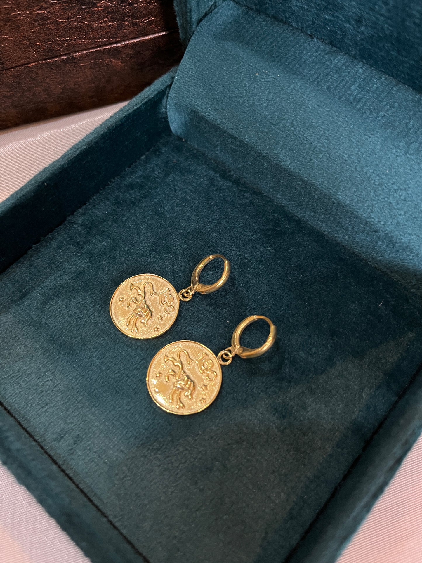 Leo 925 Sterling Silver Earrings – Radiant Zodiac Jewelry | Rakva