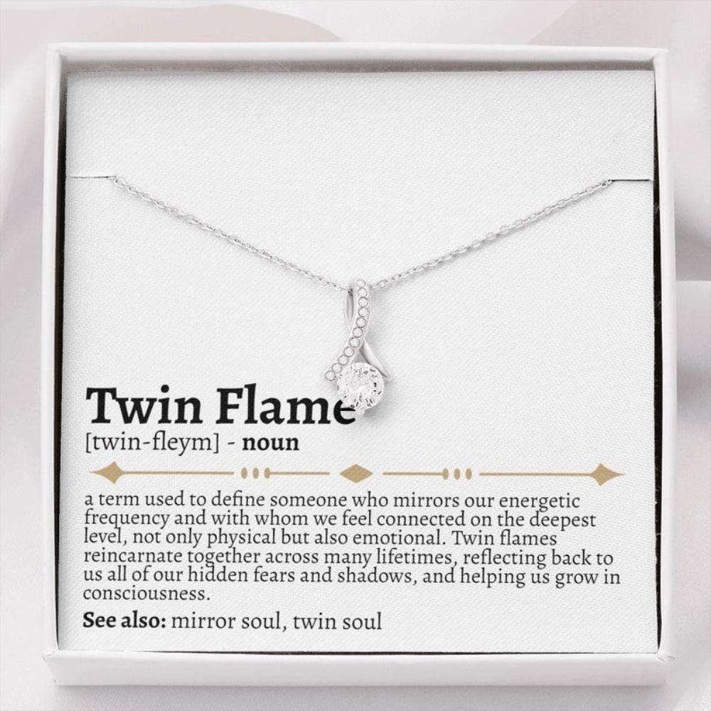 Sister Necklace, Sentimental Twin Flame Necklace, Twin Flame Gift