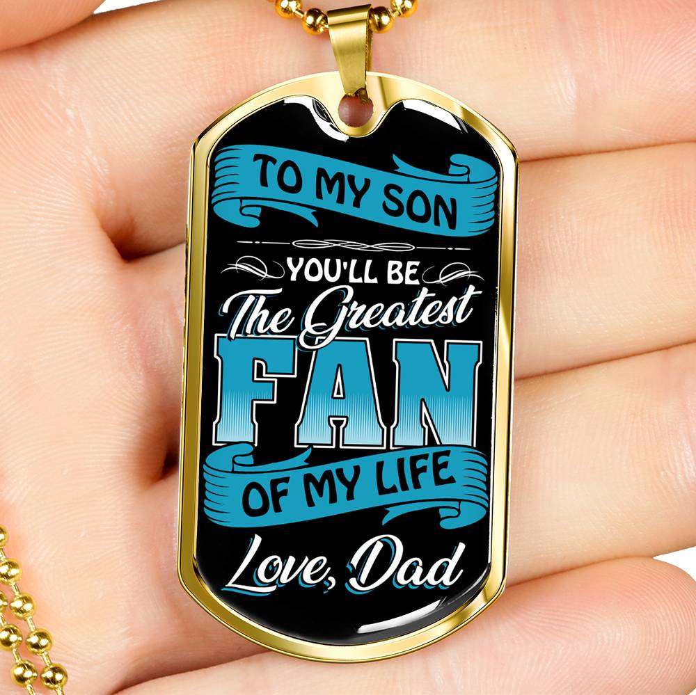 Son Dog Tag, Custom Picture Dog Tag For Son, Gift For Son, Son Necklace, Father And Son Dog Tag-149 Gifts For Son Rakva