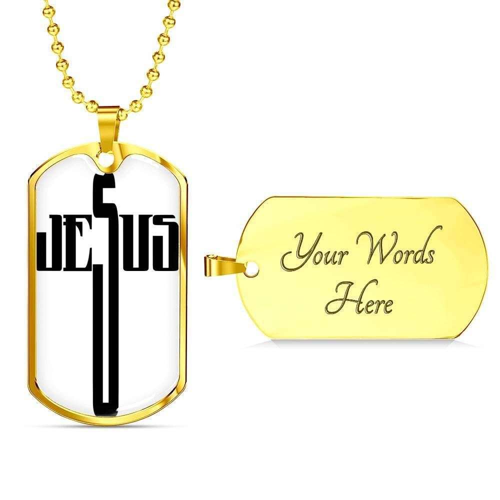 Son Dog Tag, Custom Picture Luxury Christian Dog Tag Military Chain Necklace For Son Dog Tag Rakva