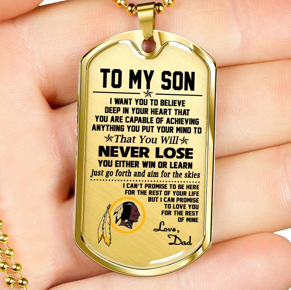 Son Dog Tag, Dog Tag For Son, Gift For Son, Son Necklace, Father And Son Dog Tag-159 Gifts For Son Rakva