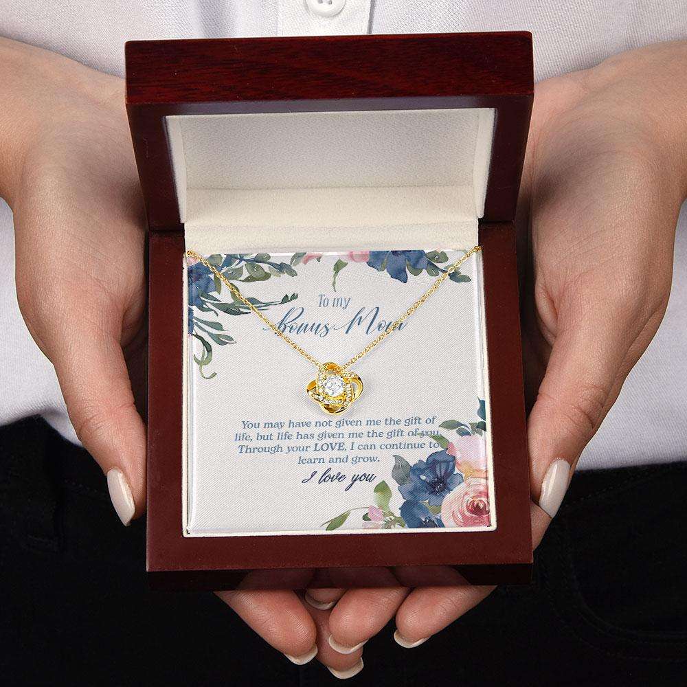 Stepmom Necklace, To My Bonus Mom Necklace, The Gift Of You, Bonus Mom Gift, Bonus Mom Necklace, Stepmom Gift From Bride Custom Necklace Gifts for Mother (Mom) Rakva