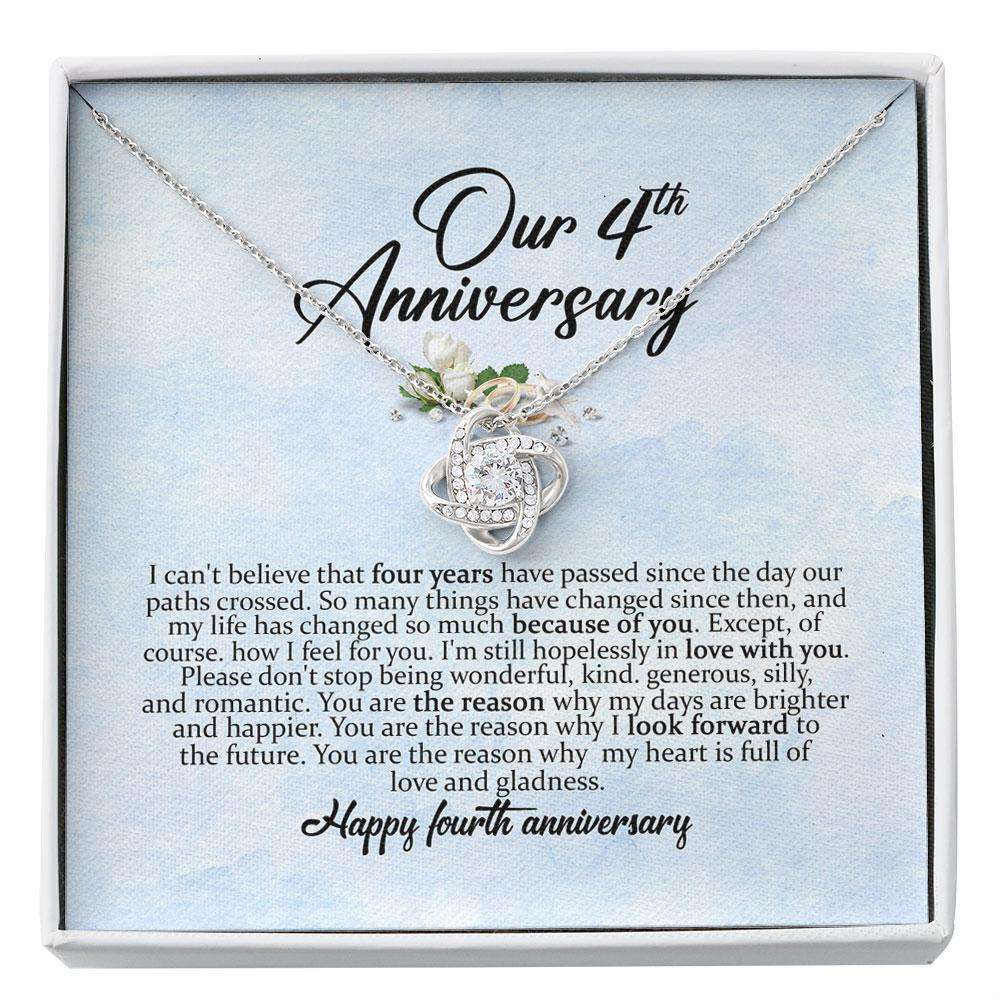 Happy Wedding 4th Wedding Anniversary Gift For Wife 4th