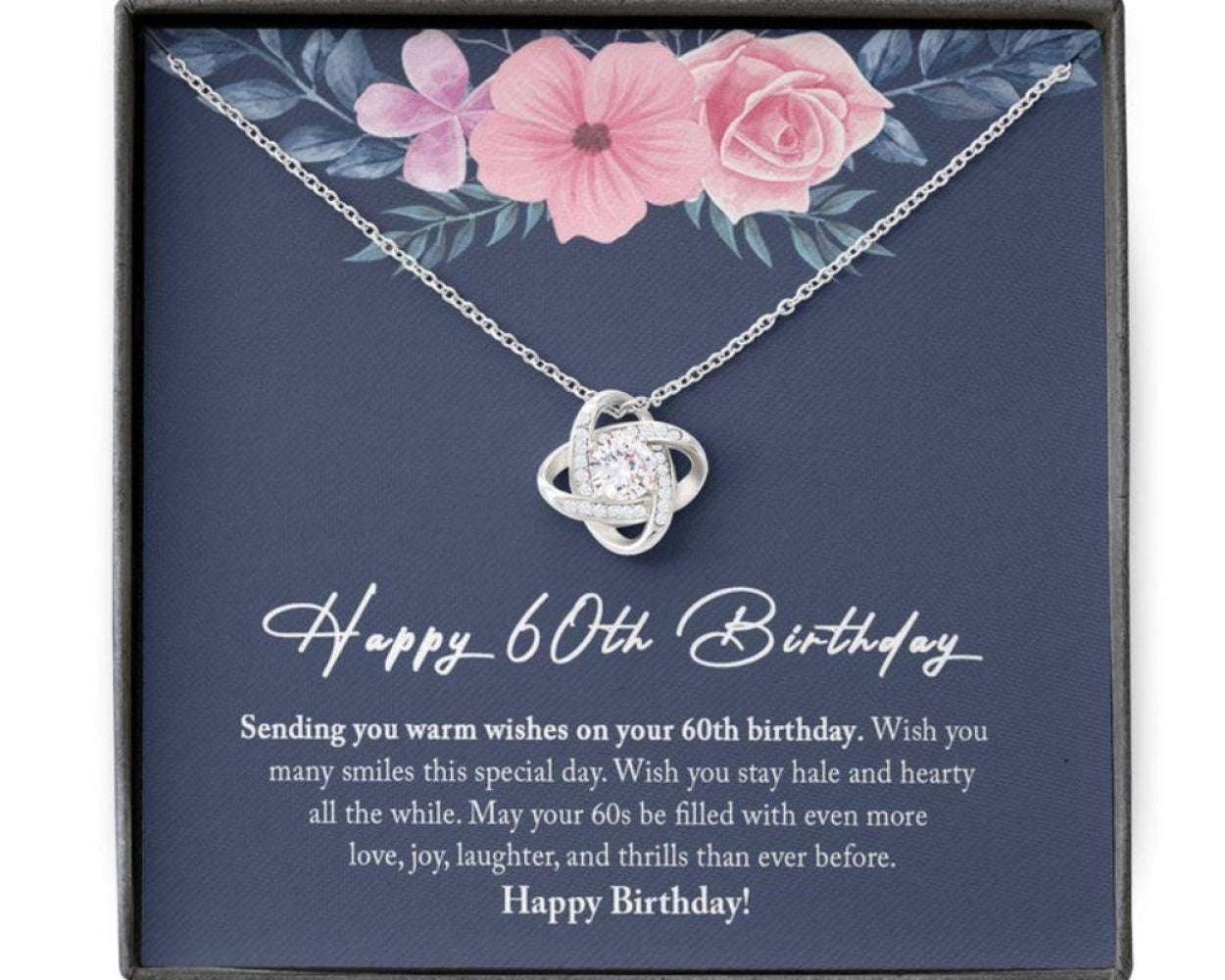 Wife Necklace, Mom Necklace, 60Th Birthday Necklace Gifts For