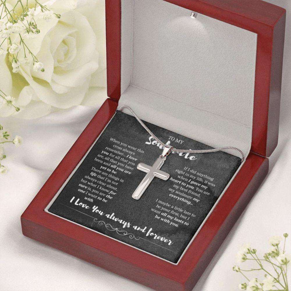 Wife Necklace, Soulmate Gifts For Him, Romantic Gift For Him, Gift For Him, Meaningful Gift For Him, Thoughtful Gift For Him For Karwa Chauth Rakva