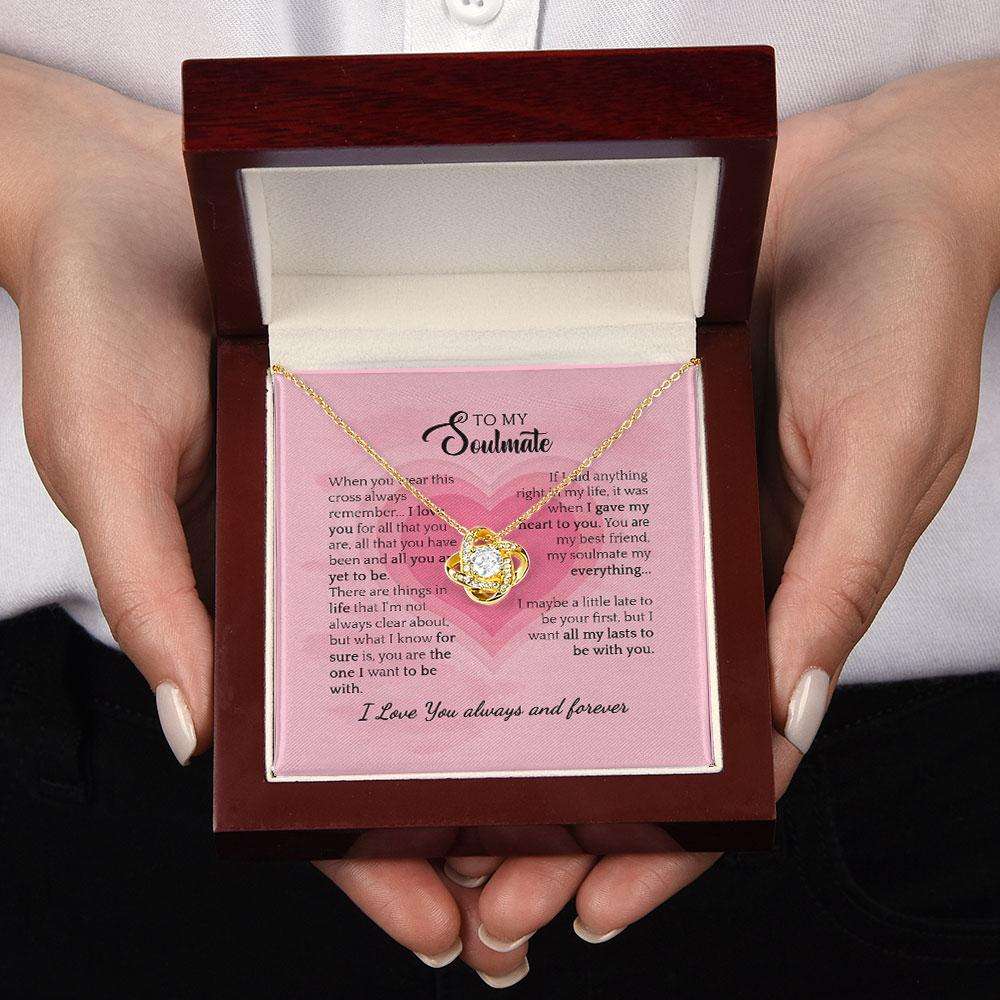 Wife Necklace, Soulmate Gifts For Him, Romantic Gift For Him, Unique Gift For Him, Meaningful Gift For Him, Thoughtful Gift For Him Custom Necklace For Karwa Chauth Rakva