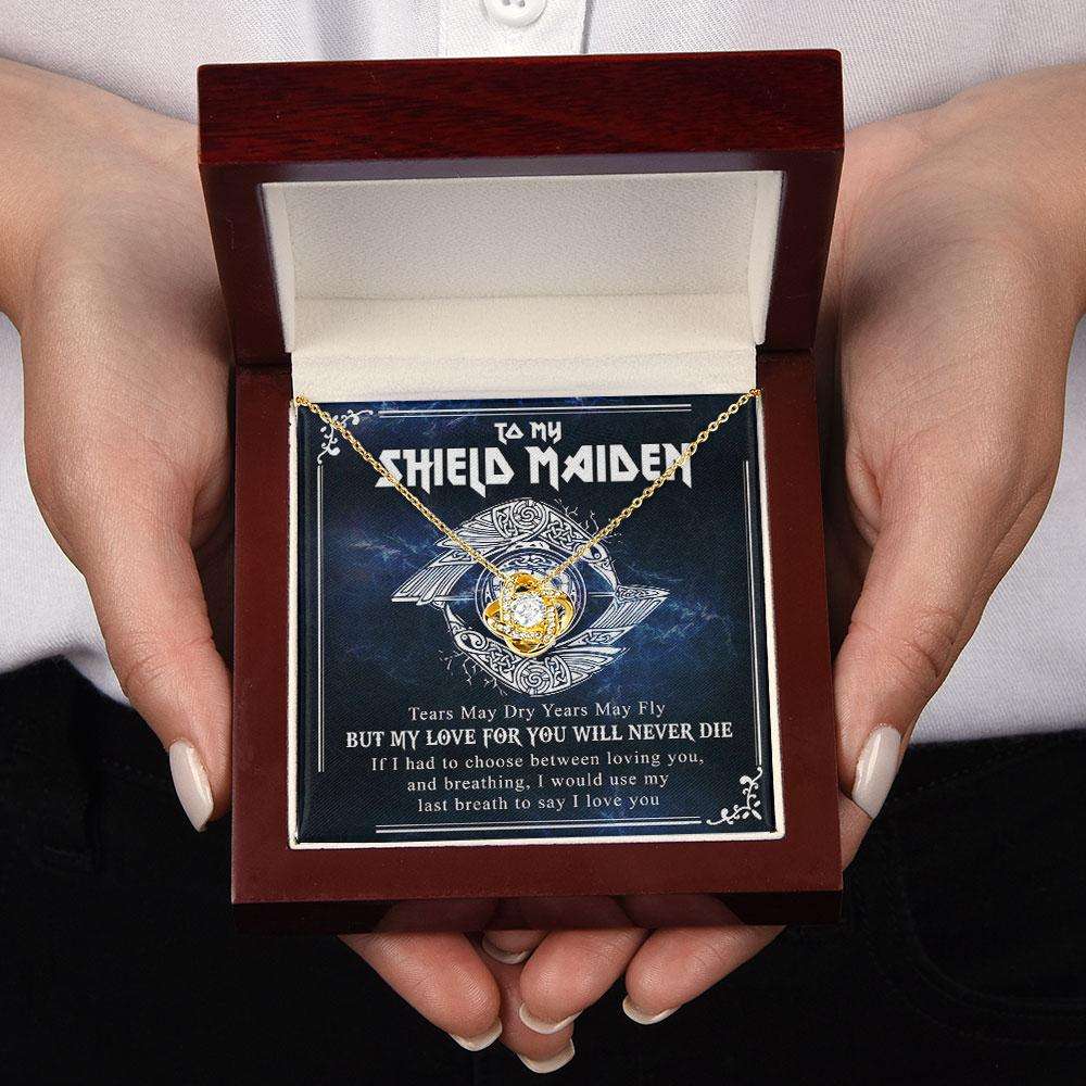 Wife Necklace, To My Shieldmaiden Necklace Gift “ Viking Necklace, Viking Wife Necklace, Viking Woman, Gift For Wife From Husband For Karwa Chauth Rakva