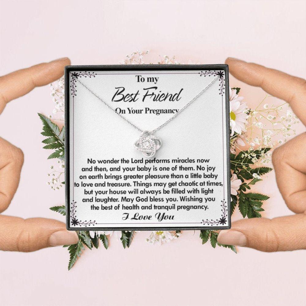 Friend Necklace, Pregnancy Gift For Best Friend, Gift For Mom To