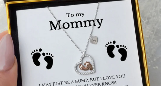 Radiant Motherhood Collection: Explore Exclusive Pregnancy Necklaces at Rakva