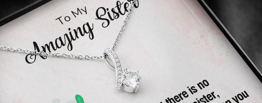 Siblings' Love Shines: Unveiling the Best Pure Silver Necklace Gift Set from Brother to Sister