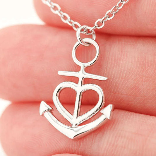 Rakva Anchor Style - 925 Sterling Silver Necklace Set