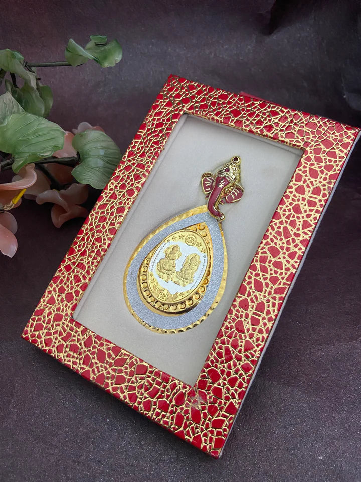 999.9 Purity Ganesh Lakshmi ji Silver Coins With Gift Wrap For Diwali