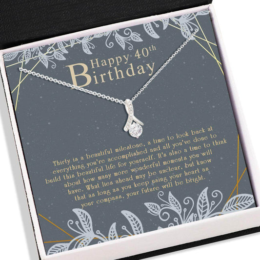 30Th Birthday Necklace “ Happy 30Th Birthday Necklace Card “ Gift For Her Birthday Necklace For Karwa Chauth Rakva