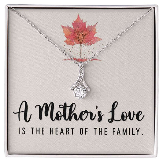 A mothers love is the heart of the family Alluring - 925 Sterling Silver Necklace Rakva