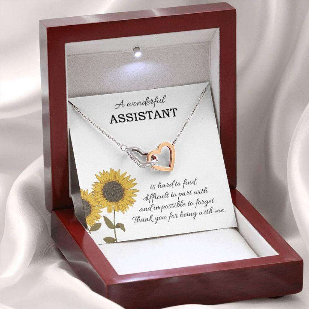 Assistant Necklace, To My Wonderful Assistant, Necklace For My Assistant, Assistant Gift, Thank You Necklace Rakva
