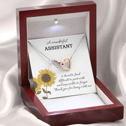 Assistant Necklace, To My Wonderful Assistant, Necklace For My Assistant, Assistant Gift, Thank You Necklace Rakva