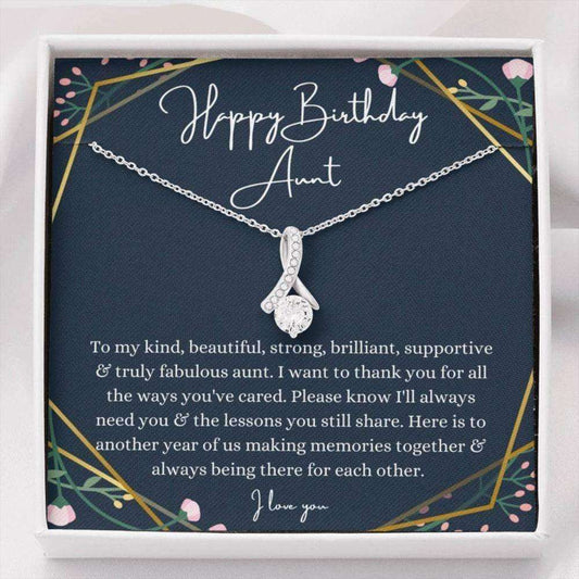 Aunt Necklace, Aunt Birthday Necklace, Gift For Auntie From Niece Nephew, Sentimental Gifts Gifts For Goddaughter / Godson Necklace Rakva