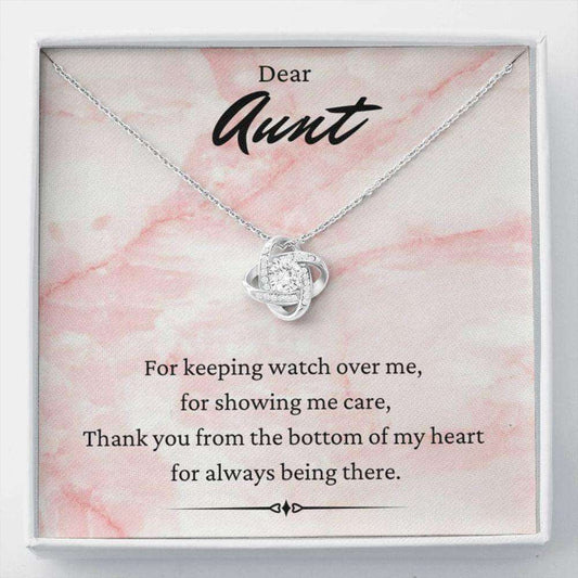 Aunt Necklace, Dear Aunt Necklace, Keeping Watch, Gift For Auntie From Niece Nephew Gifts For Goddaughter / Godson Necklace Rakva