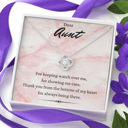 Aunt Necklace, Dear Aunt Necklace, Keeping Watch, Gift For Auntie From Niece Nephew Gifts For Goddaughter / Godson Necklace Rakva