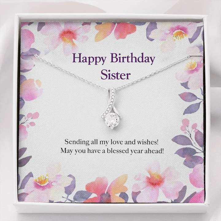 Best Birthday Gift For Sister - 925 Sterling Silver Pendant Gifts for Sister Rakva